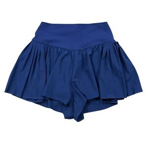 Offline by Aerie Real Me Pleated Flowy Cross Short Navy Blue size Medium